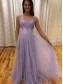 A-Line Beaded Lace Tulle Long Prom Dresses Formal Evening Gowns 995011582