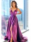 A-Line Long Satin V-Neck Prom Dresses Formal Evening Gowns 995011591 A-Line Long Satin V-Neck Prom Dresses Formal Evening Gowns 995011591