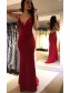 Mermaid V-Neck Backless Long Prom Dresses Formal Evening Gowns 995011593
