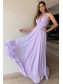 A-Line Chiffon V-Neck Long Prom Dresses Formal Evening Wedding Party Gowns 995011618