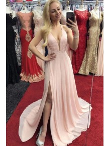 A-Line Chiffon Long Prom Dresses Formal Evening Gowns 995011632