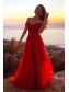 A-Line Beaded Lace Long Prom Dresses Formal Evening Gowns 995011635