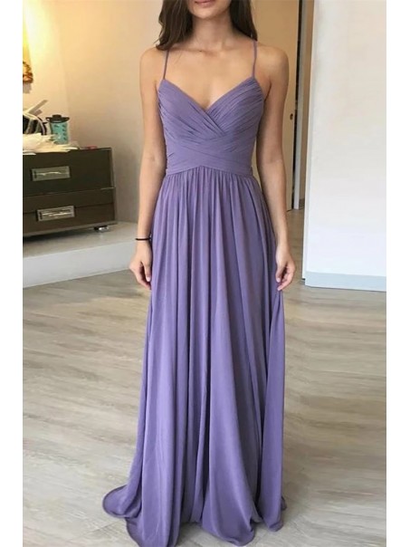A-Line Chiffon Long Prom Dresses Formal Evening Gowns 995011637