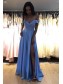 A-Line Off-the-Shoulder Long Prom Dresses Formal Evening Gowns 995011639
