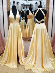 A-Line V-Neck Long Prom Dresses Formal Evening Gowns 995011657 A-Line V-Neck Long Prom Dresses Formal Evening Gowns 995011657