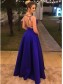 A-Line V-Neck Long Prom Dresses Formal Evening Dresses 99501172