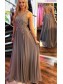A-Line Beaded Chiffon Long Prom Dresses Formal Evening Dresses 99501174