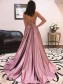 A-Line V-Neck Long Prom Dresses Formal Evening Dresses 99501188 A-Line V-Neck Long Prom Dresses Formal Evening Dresses 99501188