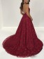 Halter Lace V-Neck Long Prom Dresses Formal Evening Dresses 99501193 Halter Lace V-Neck Long Prom Dresses Formal Evening Dresses 99501193