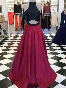 Halter Long Prom Dresses Formal Evening Dresses 99501206