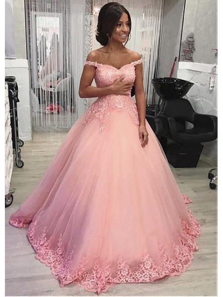 Ball Gown Off-the-Shoulder Lace Long Prom Dresses Formal Evening Dresses 99501227 Ball Gown Off-the-Shoulder Lace Long Prom Dresses Formal Evening Dresses 99501227