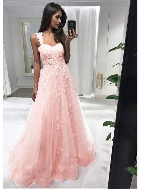A-Line Lace Long Prom Dresses Formal Evening Dresses 99501236 A-Line Lace Long Prom Dresses Formal Evening Dresses 99501236