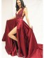 A-Line V-Neck Beaded Lace Long Prom Dresses Formal Evening Dresses 99501257