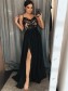 Spaghetti Straps Lace Long Prom Dresses Formal Evening Dresses 99501265