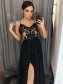 Spaghetti Straps Lace Long Prom Dresses Formal Evening Dresses 99501265