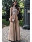 A-Line Beaded Lace Chiffon Long Prom Dresses Formal Evening Dresses 99501269