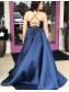 A-Line Halter Long Prom Dresses Formal Evening Dresses 99501272