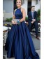 A-Line Halter Long Prom Dresses Formal Evening Dresses 99501272