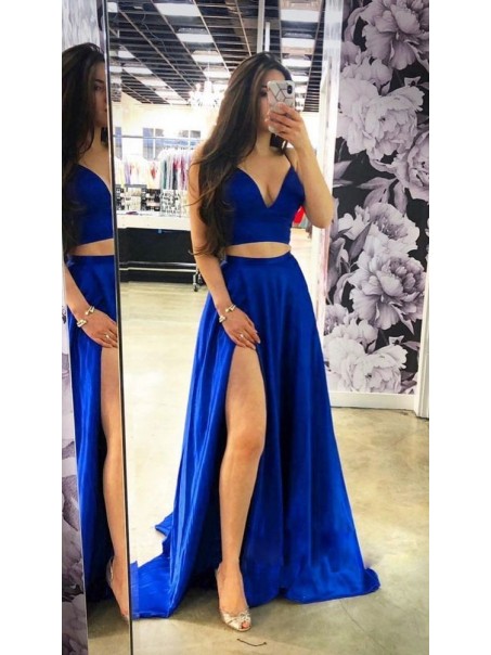 Two Pieces Long Prom Dresses Formal Evening Dresses 99501281