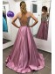 A-Line Beaded Long Prom Dresses Formal Evening Dresses 99501302