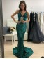 Sexy Backless Mermaid Sequins Spaghetti Straps Long Prom Dresses Formal Evening Dresses 99501309