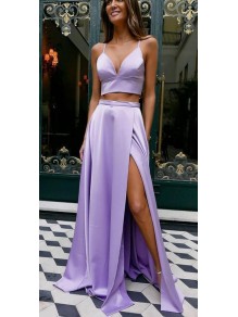 Spaghetti Straps Two Pieces Long Prom Dresses Formal Evening Dresses 99501315 Spaghetti Straps Two Pieces Long Prom Dresses Formal Evening Dresses 99501315
