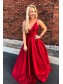Spaghetti Straps V-Neck Long Prom Dresses Formal Evening Dresses 99501326