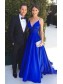 Spaghetti Straps V-Neck Long Prom Dresses Formal Evening Dresses 99501326