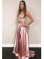 Two Pieces Lace Long Prom Dresses Formal Evening Dresses 99501333