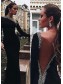Mermaid Long Sleeves Beaded Long Prom Dresses Formal Evening Dresses 99501341