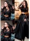 A-Line Lace Long Sleeves Two Pieces Long Prom Dresses Formal Evening Dresses 99501343
