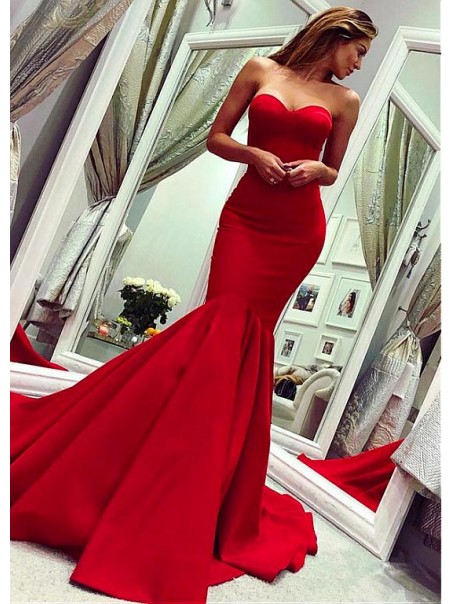 Mermaid Sweetheart Long Prom Dresses Formal Evening Dresses 99501344