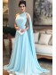 A-Line One-Shoulder Long Prom Dresses Formal Evening Dresses 99501355