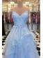 Spaghetti Straps Lace Long Prom Dresses Formal Evening Dresses 99501362