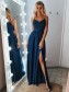 A-Line V-Neck Lace Long Prom Dresses Evening Gowns 99501378 A-Line V-Neck Lace Long Prom Dresses Evening Gowns 99501378
