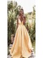 Sexy A-Line Spaghetti Straps V-neck Long Prom Dresses Formal Evening Gowns 99501380
