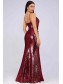 Elegant Spaghetti Straps V-Neck Sparkling Long Prom Dress Formal Evening Dresses 99501398