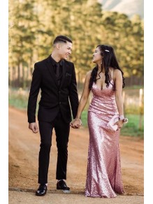 Elegant Spaghetti Straps V-Neck Sparkling Long Prom Dress Formal Evening Dresses 99501399 Elegant Spaghetti Straps V-Neck Sparkling Long Prom Dress Formal Evening Dresses 99501399