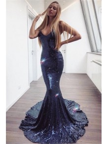 Sexy Mermaid Sparkling Long Prom Dress Formal Evening Dresses 99501415 Sexy Mermaid Sparkling Long Prom Dress Formal Evening Dresses 99501415
