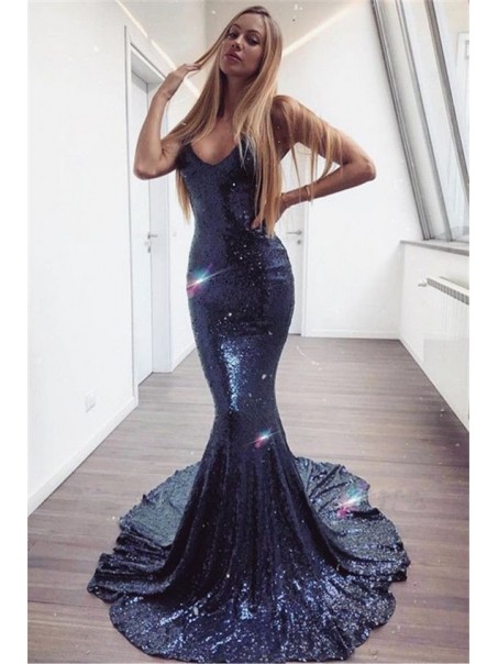 Sexy Mermaid Sparkling Long Prom Dress Formal Evening Dresses 99501415 Sexy Mermaid Sparkling Long Prom Dress Formal Evening Dresses 99501415