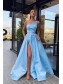 A-Line Satin Long Prom Dress Formal Evening Dresses 99501421