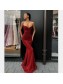 Mermaid Spaghetti Straps Sparkling Long Prom Dress Formal Evening Dresses 99501429