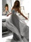 A-Line Tulle Long Prom Dress Formal Evening Dresses 99501433