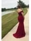 Mermaid Off-the-Shoulder Lace Long Prom Dress Formal Evening Dresses 99501436