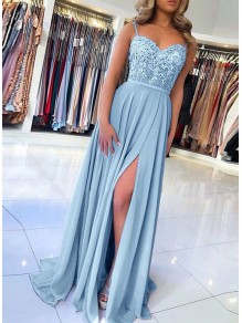 A-Line Beaded Lace Chiffon Long Prom Dress Formal Evening Dresses 99501441 A-Line Beaded Lace Chiffon Long Prom Dress Formal Evening Dresses 99501441