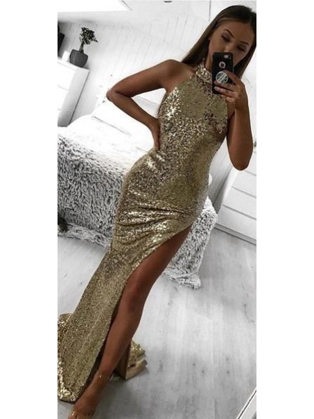 Mermaid Sequins Long Prom Dress Formal Evening Dresses 99501452