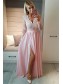 A-Line Long Sleeves Lace Chiffon Long Prom Dress Formal Evening Dresses 99501462