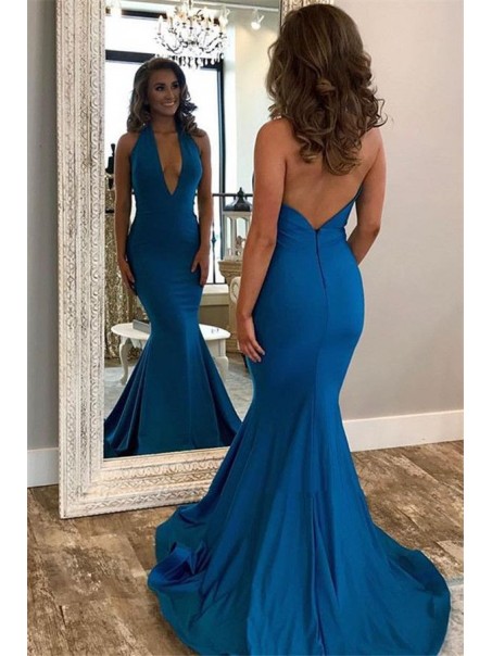 Mermaid Deep V-neck Long Prom Dress Formal Evening Dresses 99501476 Mermaid Deep V-neck Long Prom Dress Formal Evening Dresses 99501476
