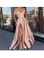 A-Line Off-the-Shoulder Long Prom Dress Formal Evening Dresses 99501485