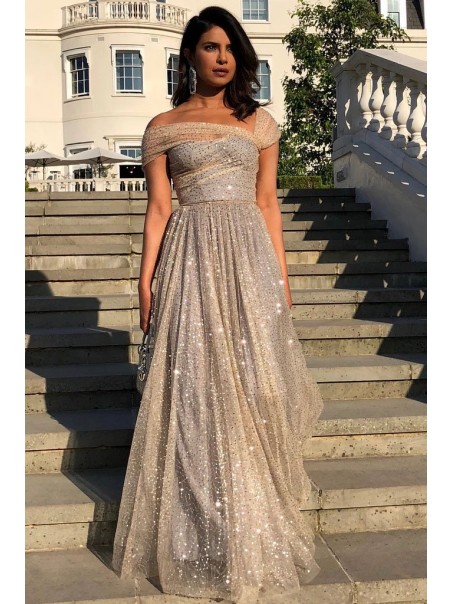 A-Line Sparkling Prom Dress Formal Evening Dresses 99501497